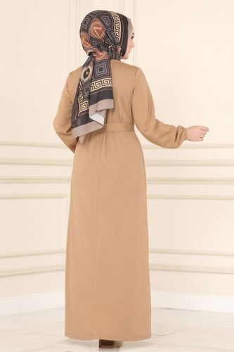 moda selvim 2015MRT754 فيزيون فستان - Thumbnail
