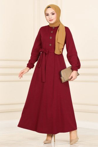 M.R.T. - Dress 2017MRT754 Claret Red