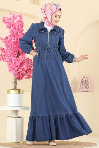 T.E.G. - Dress 202502TEG847 Dark Denim