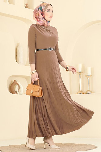 moda selvim Dress 2025MP806 Light Vision - Thumbnail