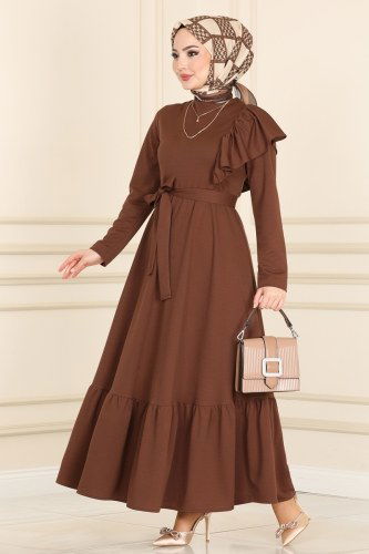 K.T.R. - Dress 2028KTR750 Brown