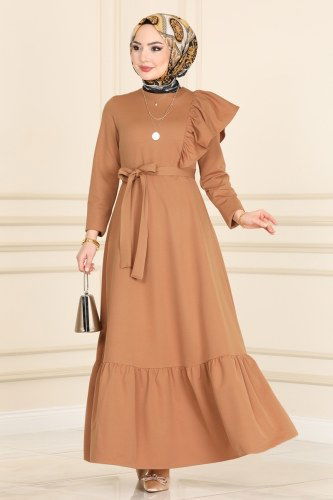 K.T.R. - Dress 2028KTR750 Latte