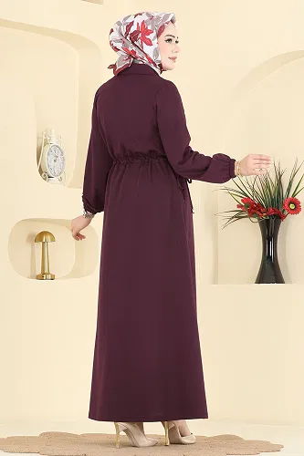 moda selvim الفستان توتي 2029FON792 - Thumbnail