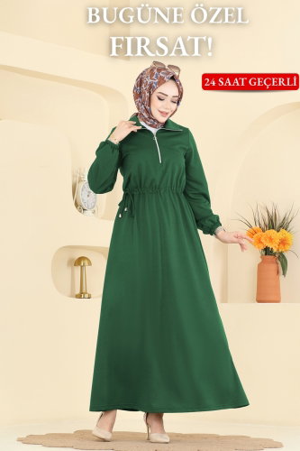 F.O.N. - Dress 2029FON792 Emerald