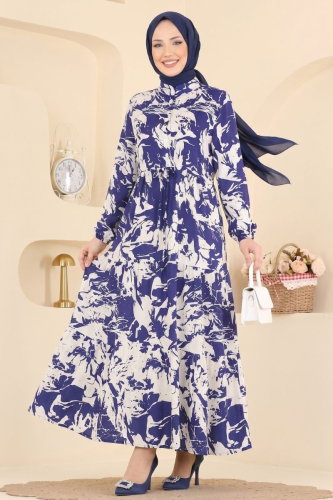 N.Z.R.K. - Dress 202NZRK1200 Saxe