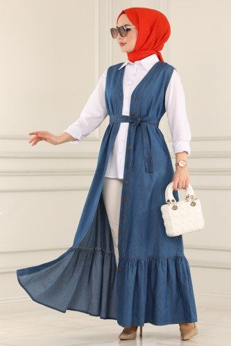 T.R.T. - Dress 2031TRT545 Dark Denim