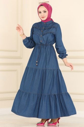 T.R.T. - Dress 2034TRT545 Denim
