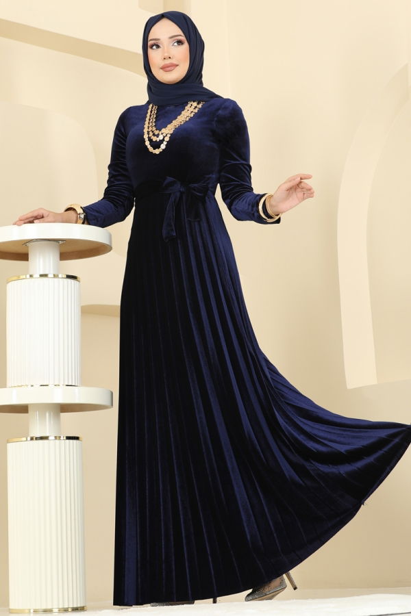 Modaselvim Dress Dress 2047MEY846 Navy Blue