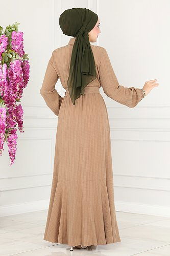 moda selvim Dress 2065PM271 Vision - Thumbnail