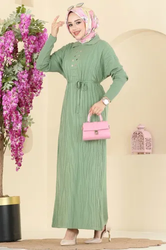 T.P.K. - Dress 211440TPK1167 Almond Green