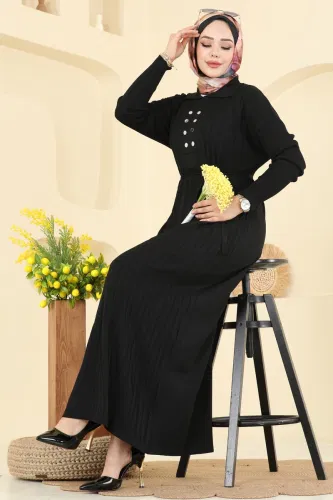 T.P.K. - الفستان أسود 211440TPK1167