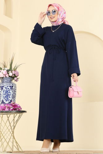 M.P.R. - Dress 21182MPR1163 Navy Blue