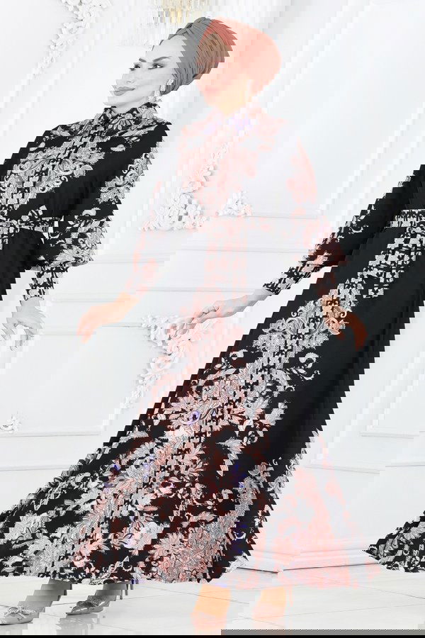 Modaselvim الفساتين 21719JNF844 اسود فستان