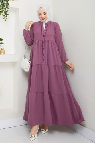 M.P. - Dress 2196MP806 Dark Rose Dusky