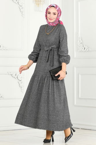 U.K.B. - Dress 22001UKB139 Gray