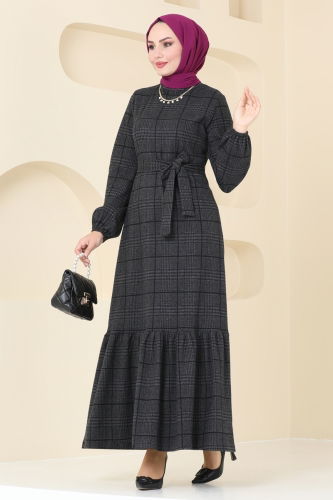 U.K.B. - Dress 22009UKB139 Anthracite