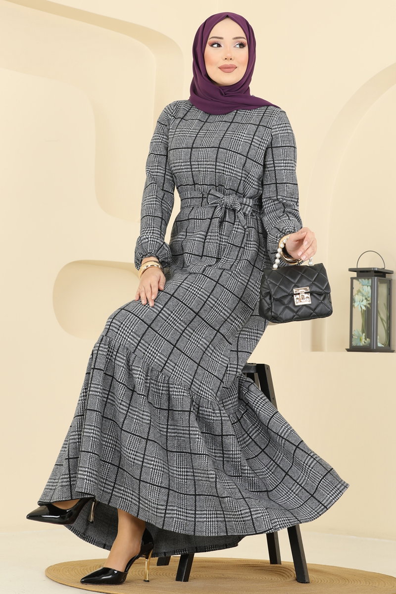 bibiy MIRIAM DRESS グレー　新品未使用 Dress 22009UKB139 Gray - Moda Selvim