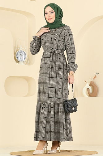 moda selvim Dress 22009UKB139 Vision - Thumbnail