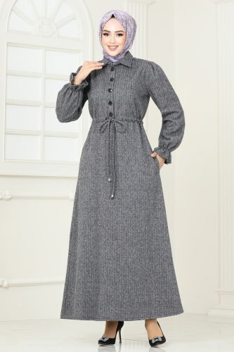 U.K.B. - Dress 22010UKB139 Gray