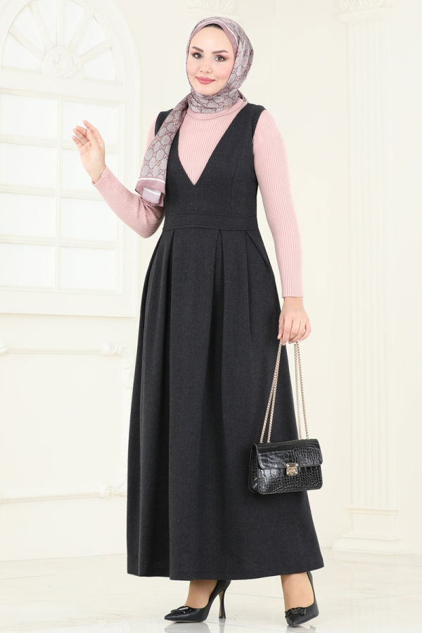 Modaselvim Jile DRESS 22024UKB139 Black