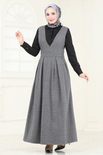 U.K.B. - DRESS 22024UKB139 Gray