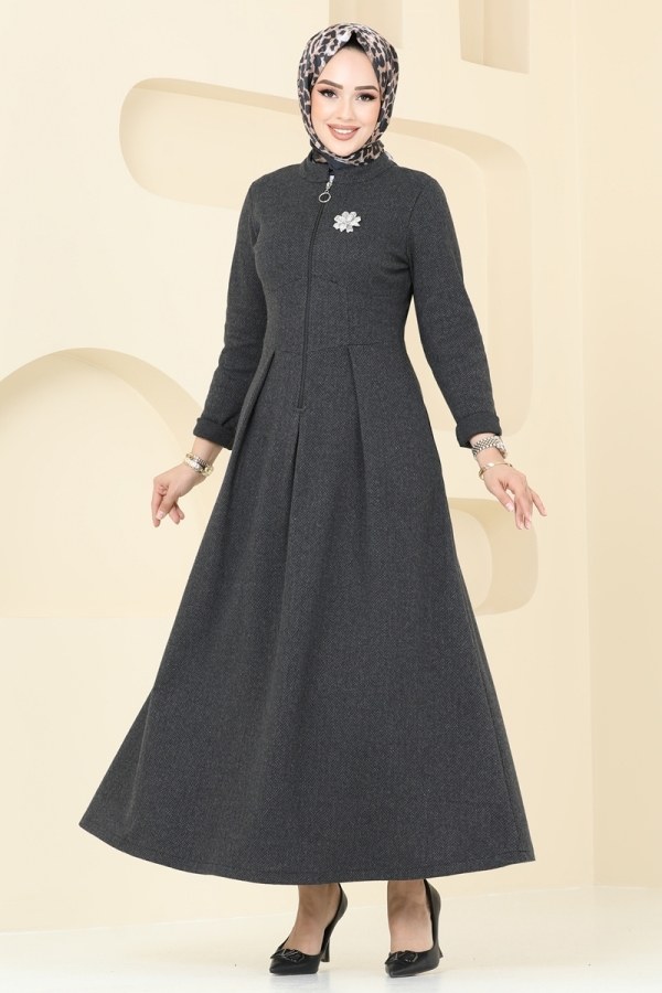 Modaselvim خصم صافٍ20%+20% في سلة التسوق الفستان أسود 22026UKB139