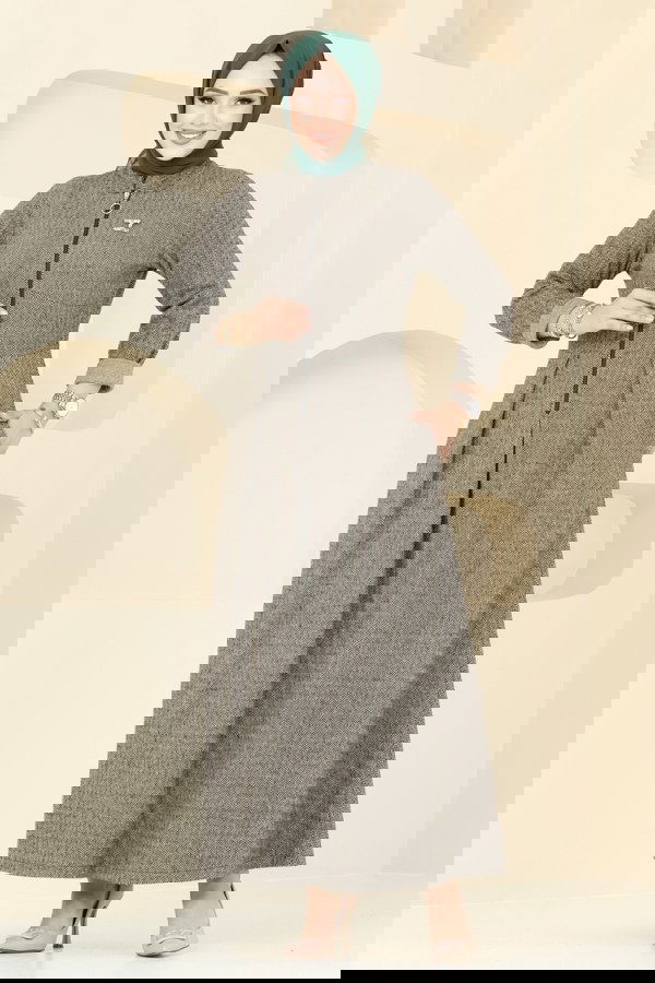 Modaselvim خصم صافٍ20%+20% في سلة التسوق الفستان بيج 22026UKB139