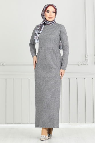 Dress 22032UKB139 Gray 