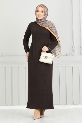 MRV U.K.B. - Dress 22032UKB929-M Brown
