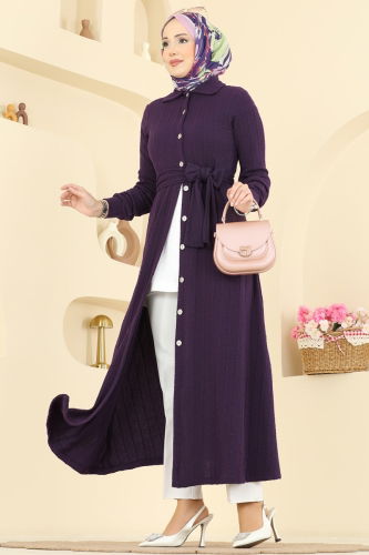 B.O. - Dress 220BO429 Damson
