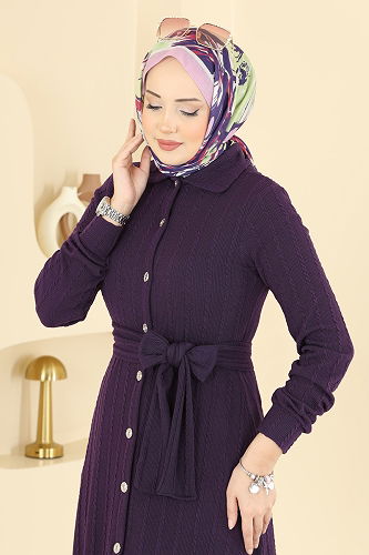 moda selvim الفستان توتي 220BO429 - Thumbnail