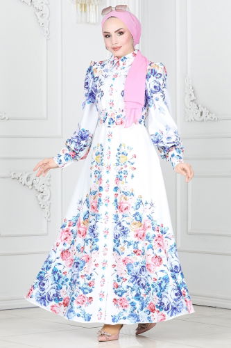 J.N.F. - Dress 22144JNF844 Ecru