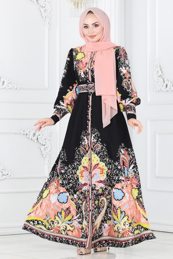 Modaselvim Dress Dress 22345-1JNF844 Pattern 1
