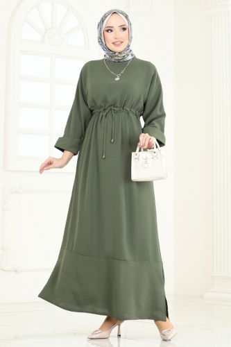 B.L.U. - Dress 2250BLU797 Khaki