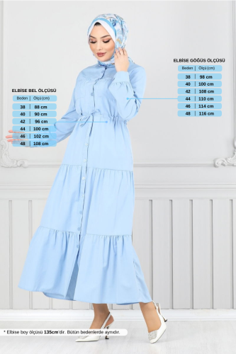 MRV A.S.N. - Dress 225ASN936-M Baby Blue