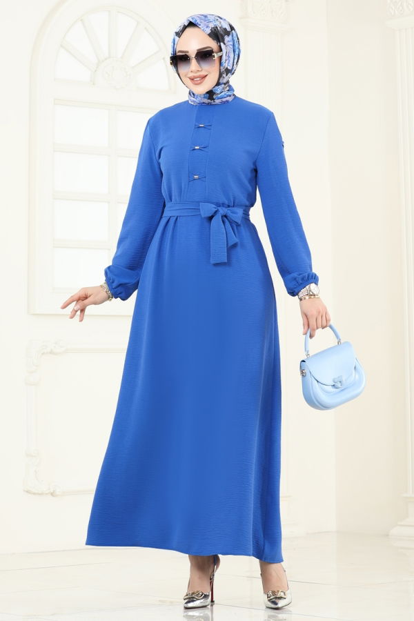 Modaselvim New Season Discount Dress 226ASN888 Blue