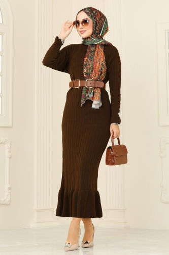 B.R.Z - Dress 23009BRZ597 Brown