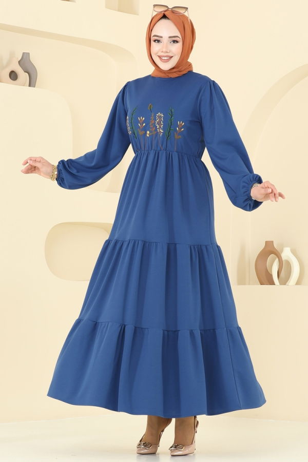 Modaselvim NET 20%+20% DISCOUNT IN THE CARD Dress 23010UKB139 Indigo