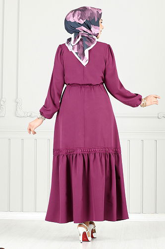 moda selvim الفستان توتي 23011UKB929-M - Thumbnail