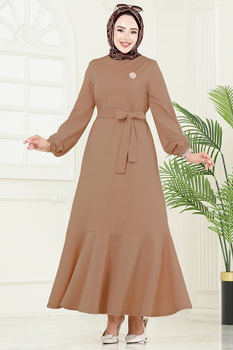 moda selvim Dress 23028UKB139 Vision - Thumbnail