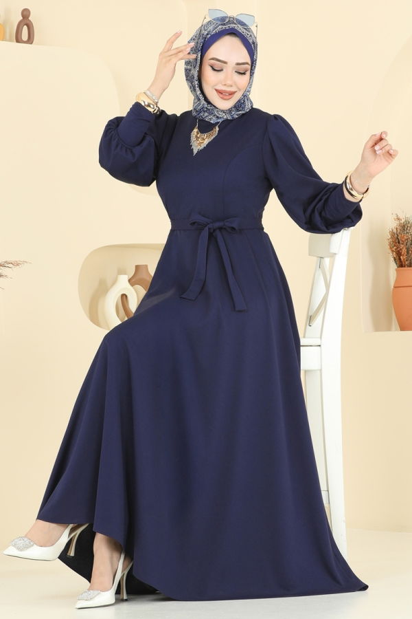 Modaselvim Dress Dress 23031UKB139 Navy Blue