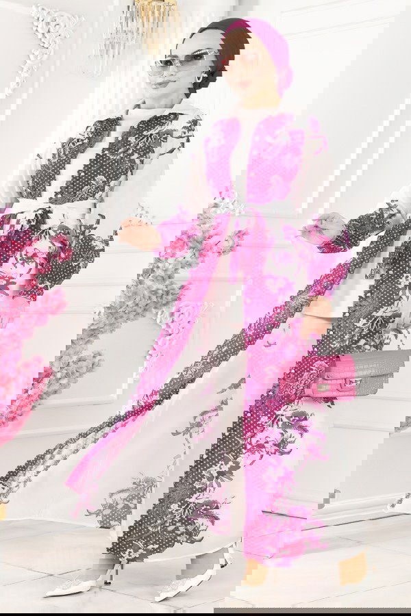 Modaselvim NET 20%+20% DISCOUNT IN THE CARD Dress 23119JNF844 Fuchsia