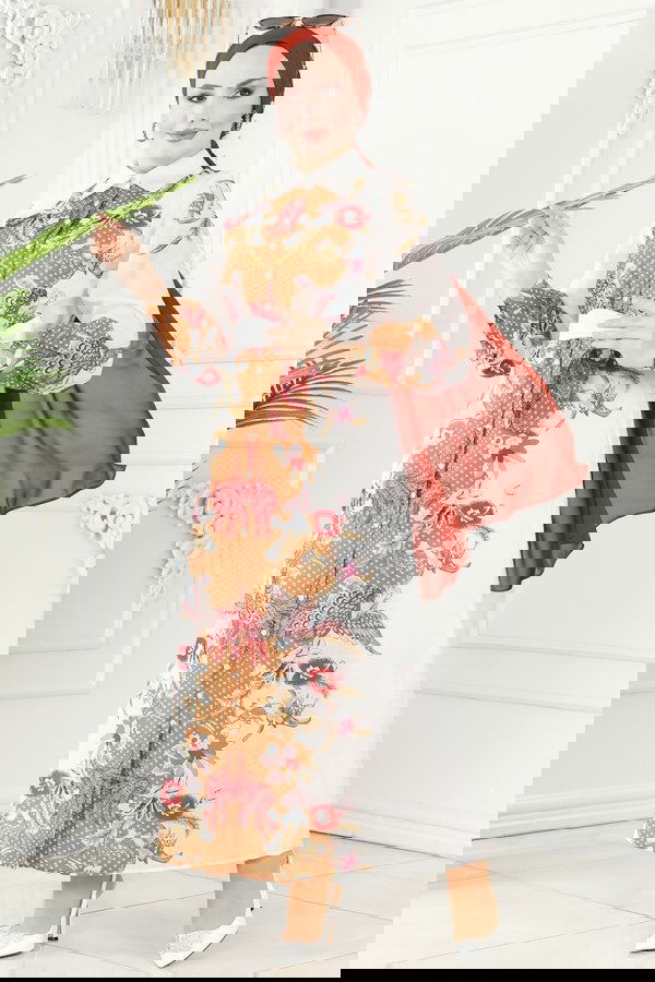 Modaselvim NET 20%+20% DISCOUNT IN THE CARD Dress 23119JNF844 Tan