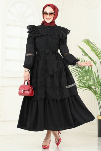 J.N.F. - Dress 23178JNF844 Black