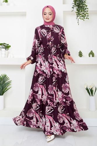 MRV B.G.S. - Dress 2351BGS895-M Damson