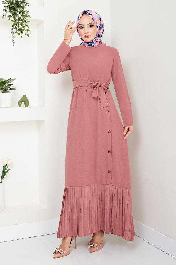 Modaselvim الفساتين الفستان وردي 2398HBS932-M