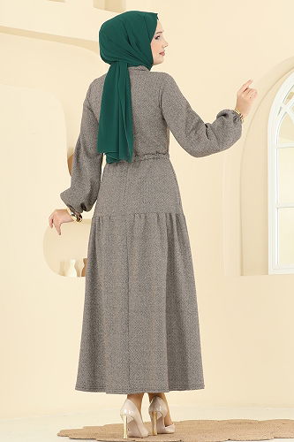 moda selvim Dress 24004UKB139 Vision - Thumbnail