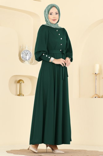 U.K.B. - Dress 24007UKB139 Dark Emerald