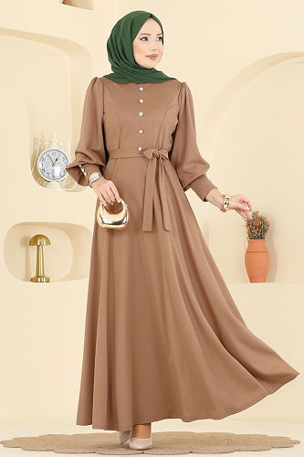 moda selvim Dress 24007UKB139 Vision - Thumbnail