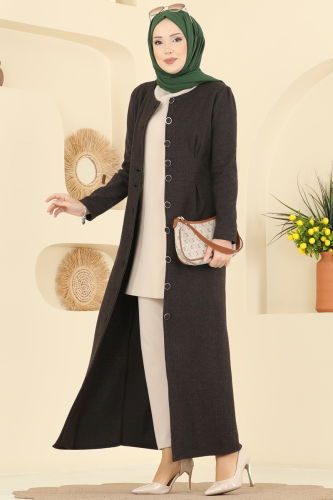 U.K.B. - Dress 24008UKB139 Brown